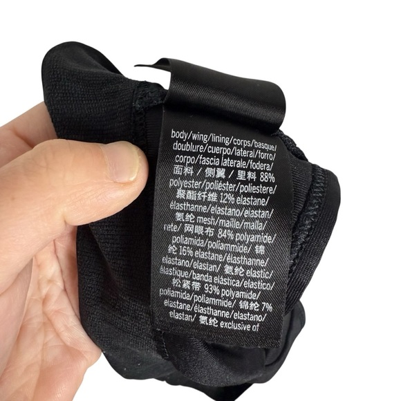 Victoria’s Secret PINK Ultimate Lightly Lined Racerback Sports Bra Black Size S - Picture 7 of 9